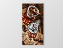 Kahve masası Tablosu Çerçevesiz - 100x200