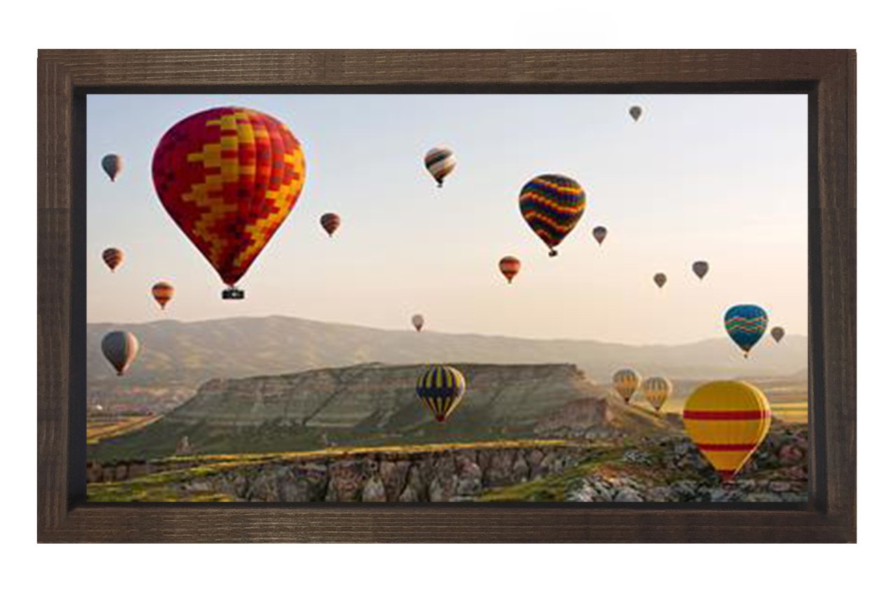Uçan Balon Manzarası Tablosu