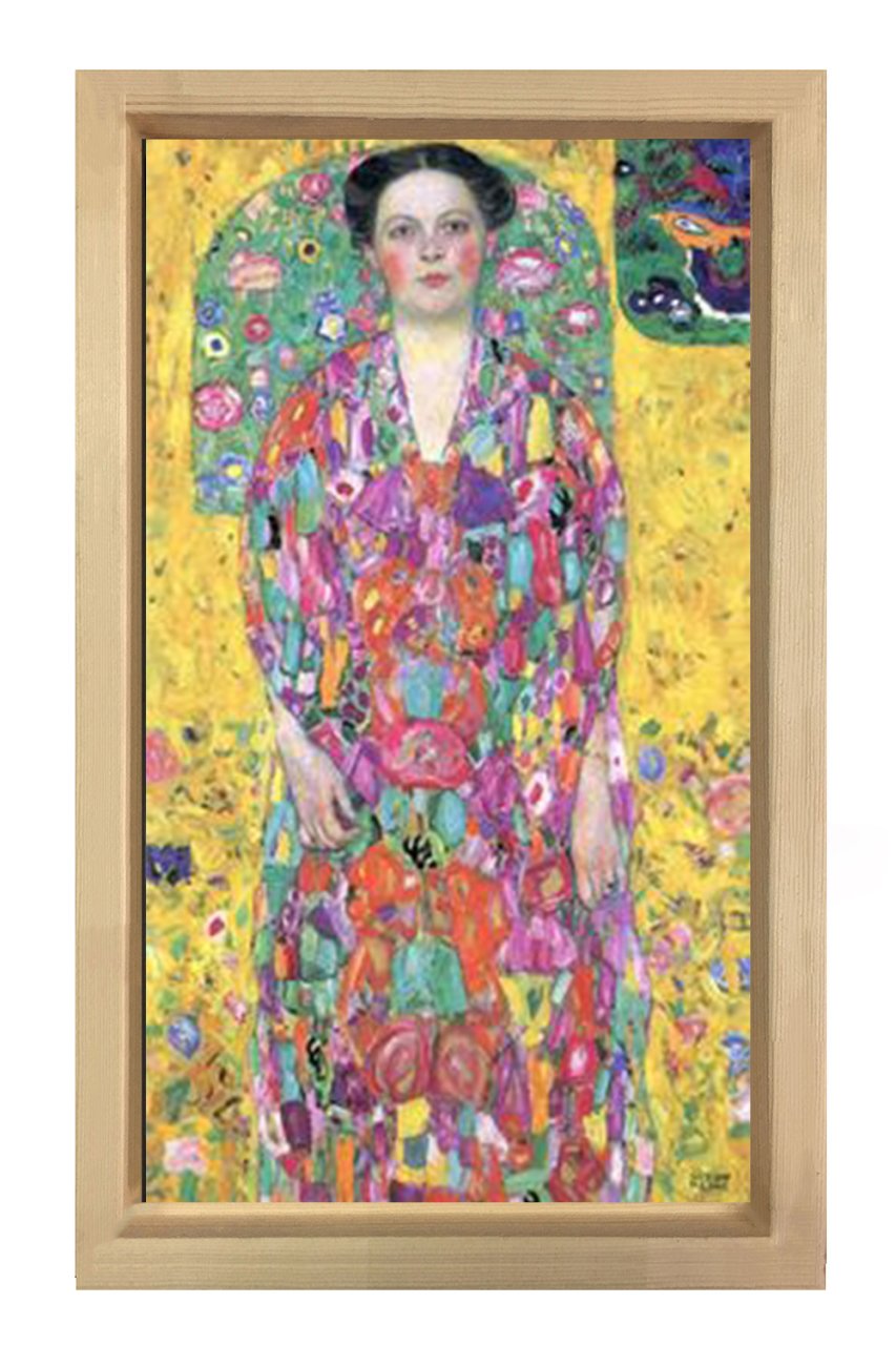 Portrait Of Eugenia Primavesi Tablosu Naturel Ahşap - 50x70