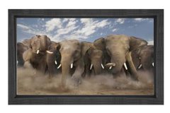 Filler Tablosu Siyah Ahşap Çerçeve - 40x60