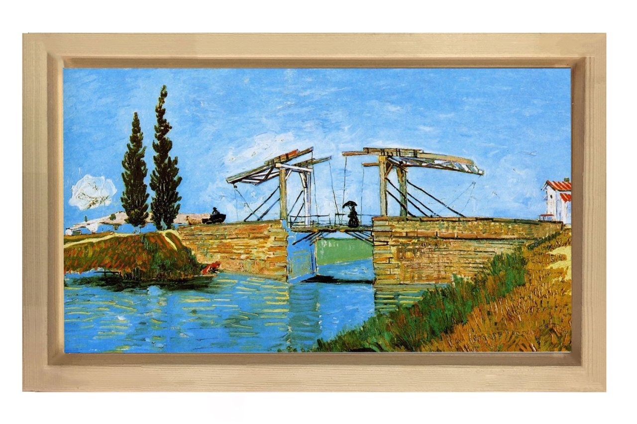 bilinmeyen Tablosu Naturel Ahşap Çerçeve - 40x60