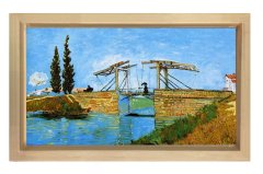 bilinmeyen Tablosu Naturel Ahşap Çerçeve - 40x60