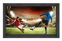 Futbol Tablosu Siyah Ahşap - 70x100