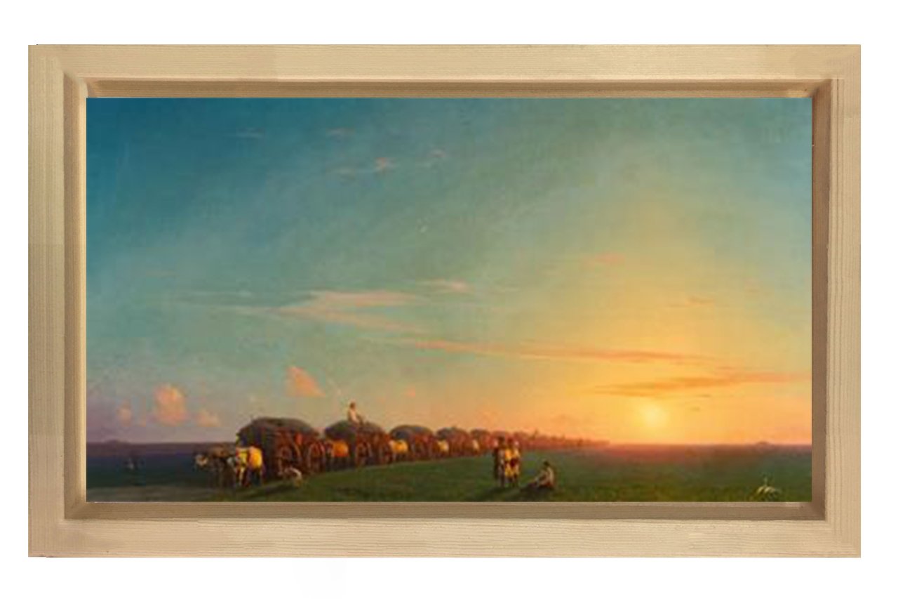 İvan Avozsky Naturel Ahşap Çerçeve - 50x70