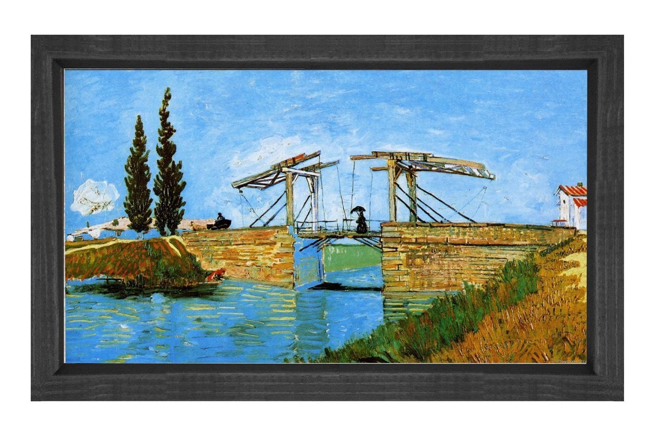 bilinmeyen Tablosu Siyah Ahşap Çerçeve - 70x100