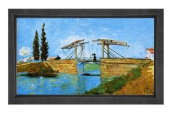 bilinmeyen Tablosu Siyah Ahşap Çerçeve - 70x100