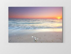 Sakin Deniz Manzarası Tablosu Çerçevesiz - 50x70