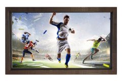 Futbolcular Tablosu Kahverengi Ahşap - 40x60