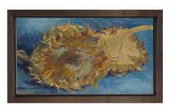 Vincent Van Gogh Tablosu Kahverengi Ahşap Çerçeve - 100x200