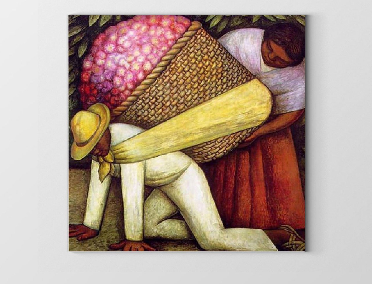 Çiçek Taşıyıcısı, 1935 Tablosu Çerçevesiz - 50x50