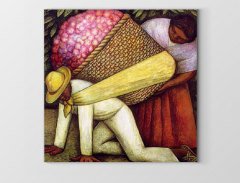 Çiçek Taşıyıcısı, 1935 Tablosu Çerçevesiz - 50x50