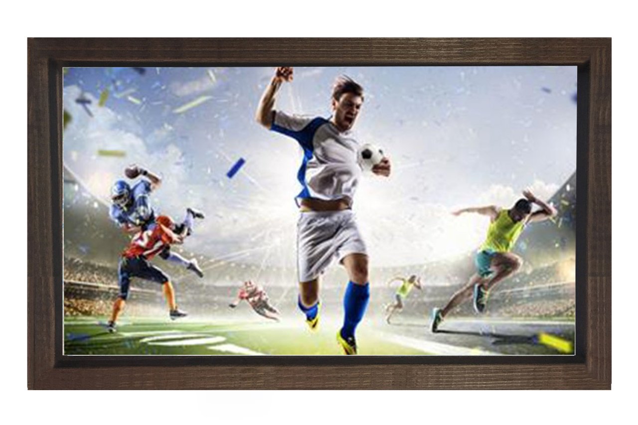 Futbolcular Tablosu Kahverengi Ahşap - 70x100