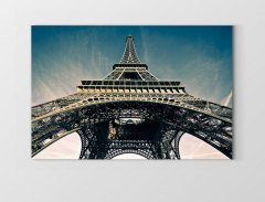 Eiffel Kulesi Paris Tablosu Çerçevesiz - 50x90