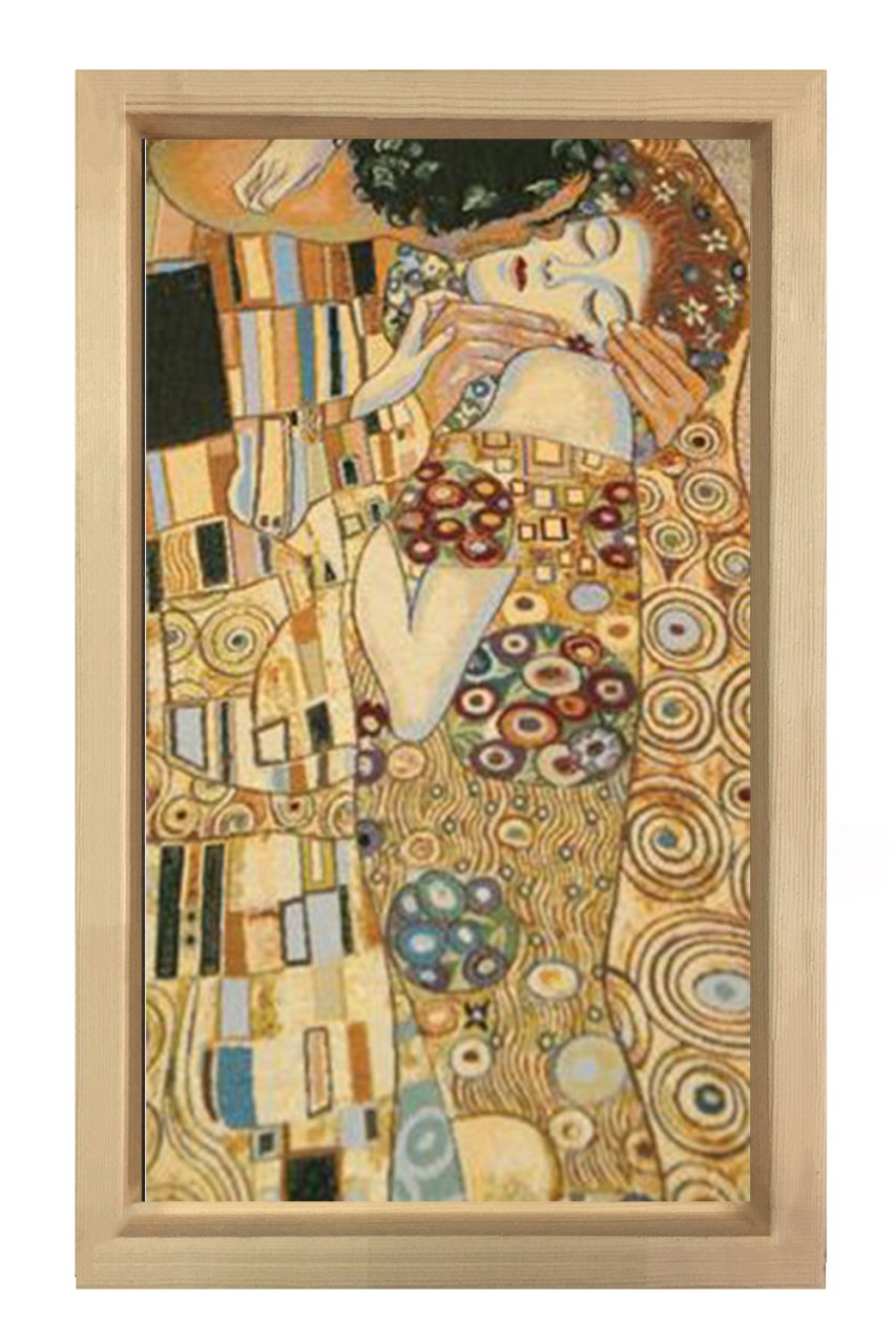 Gustav Klimt Tablosu Naturel Ahşap - 40x60