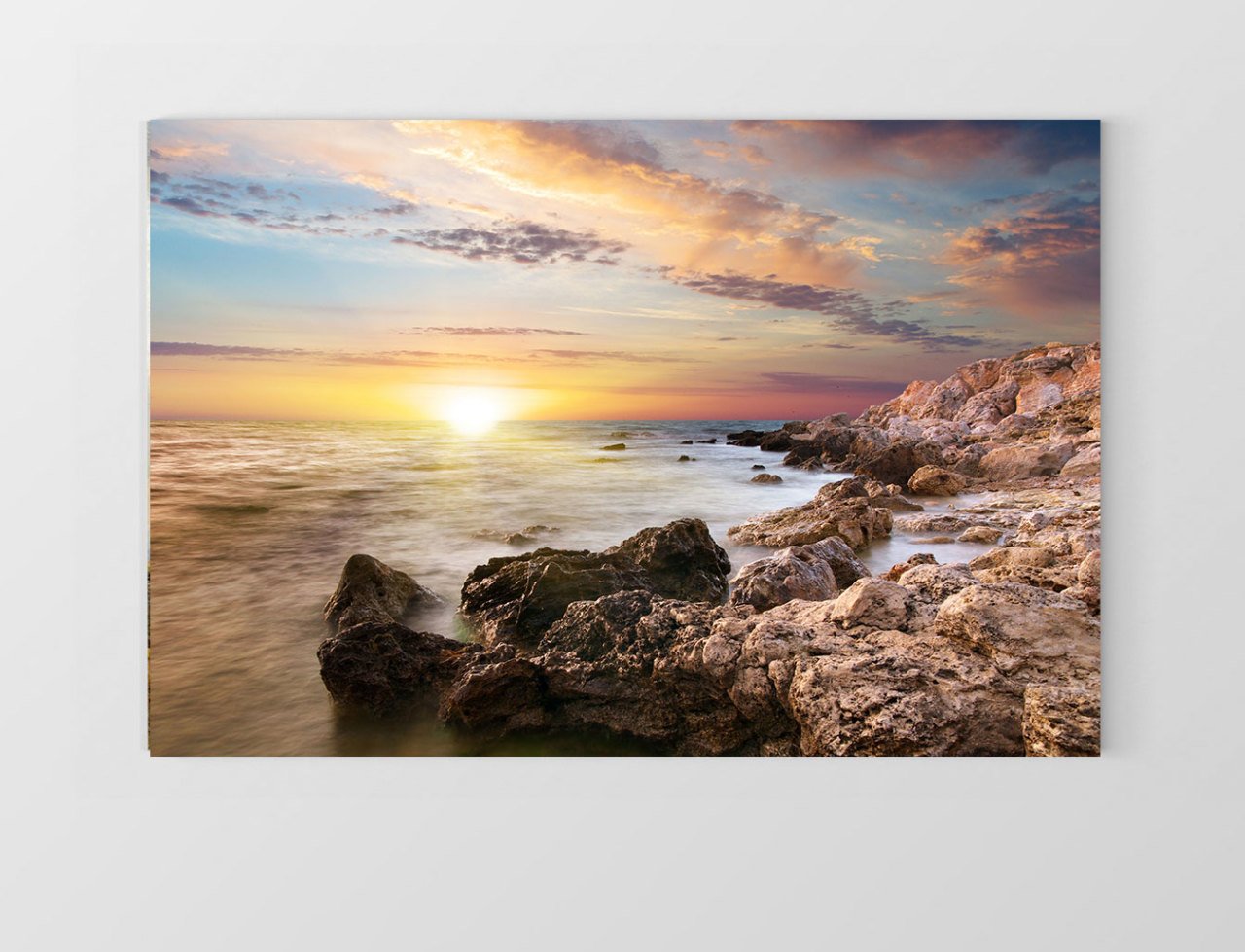 Gökyüzü Ve Deniz Tablosu Çerçevesiz - 40x60
