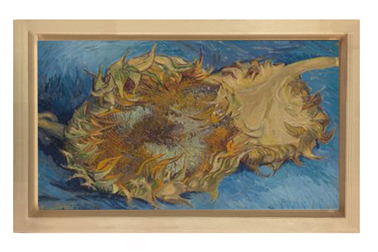 Vincent Van Gogh Tablosu Naturel Ahşap Çerçeve - 70x100