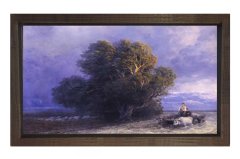 İvan Avaszky Kahverengi Ahşap Çerçeve - 45x30