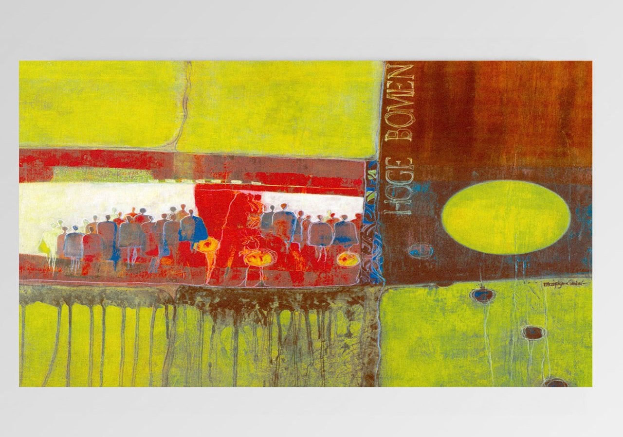 Soyut Reprodüksiyon Tablosu Çerçevesiz - 40x60