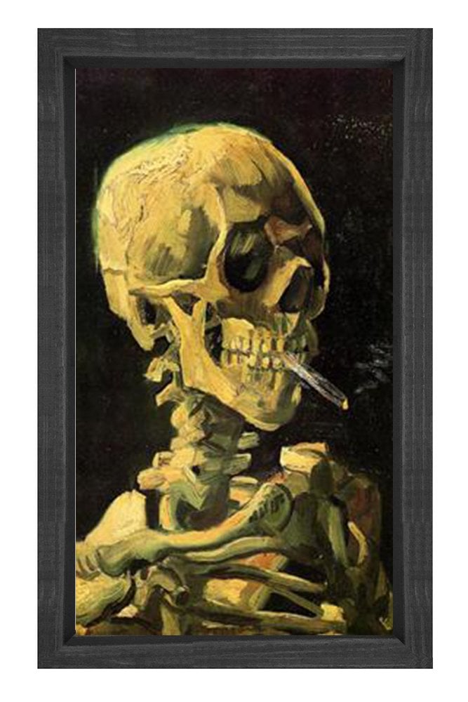 Van Gogh Sigara  Tablosu Siyah Ahşap - 100x150