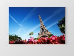 Eiffel Kulesi Paris Tablosu Çerçevesiz - 45x30