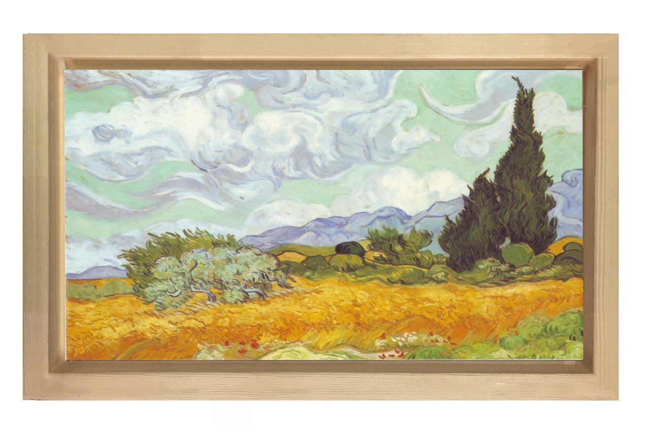 Mısır Tarlası Tablosu Naturel Ahşap Çerçeve - 100x200