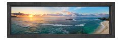 Sonbahar Ormanı Tablosu Siyah Ahşap Çerçeve - 180x60