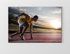 Atletizim koşucusu Tablosu Çerçevesiz - 70x100