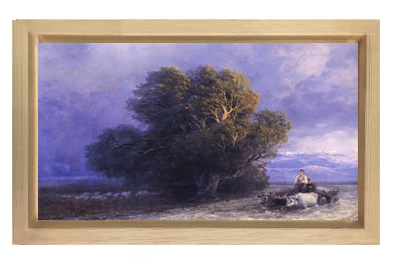 İvan Avaszky Naturel Ahşap Çerçeve - 50x90
