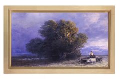 İvan Avaszky Naturel Ahşap Çerçeve - 50x90