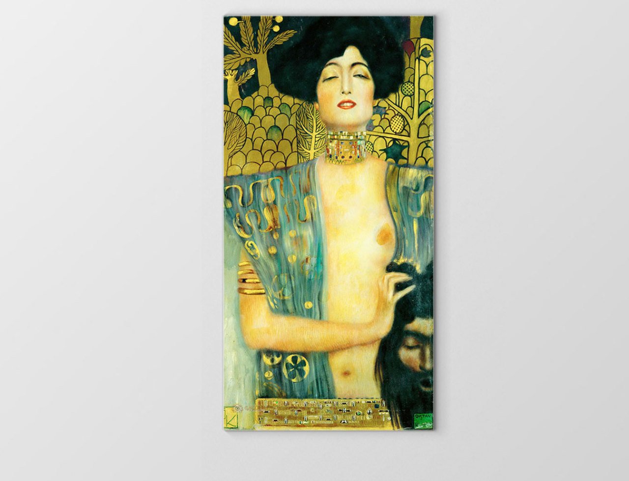 Judith ve Holofernes Başkanı Tablosu Çerçevesiz - 50x70