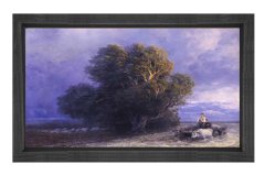 İvan Avaszky Siyah Ahşap Çerçeve - 70x100