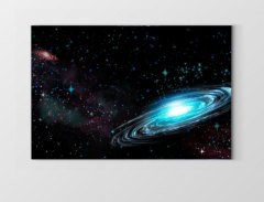Evren ve Uzay Tablosu Çerçevesiz - 45x30