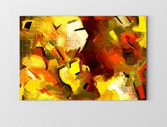 Soyut Reprodüksiyon Tablosu Çerçevesiz - 100x150