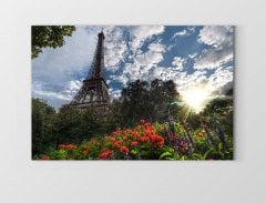 Eiffel Kulesi Paris Tablosu Çerçevesiz - 100x200