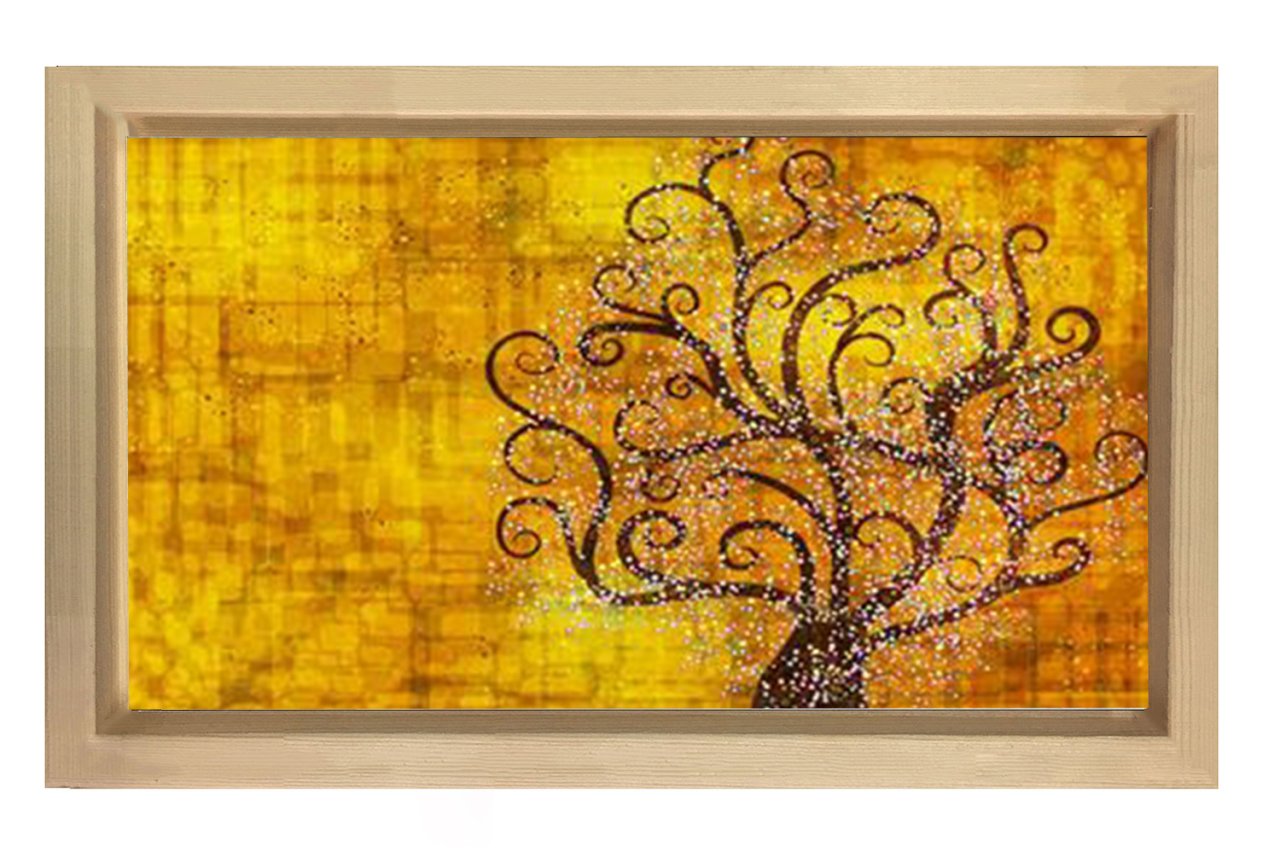 Gustav Klimt Tablosu Naturel Ahşap - 50x70