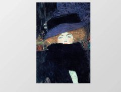 Gustav Kadın Tablosu Çerçevesiz - 100x150