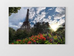 Eiffel Kulesi Paris Tablosu Çerçevesiz - 70x100