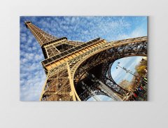 Eiffel Kulesi Paris Tablosu Çerçevesiz - 40x60