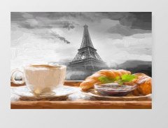 Eiffel Kulesi  Vektörel Tablosu Çerçevesiz - 40x60