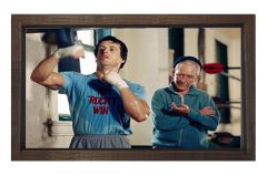 Rock  Mikey Antreman Tablosu Kahverengi Ahşap Çerçeve - 70x100