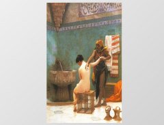 Osmanlı Hamamı Tablosu Çerçevesiz - 70x100