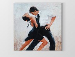 Tangocu Çift Tablosu Çerçevesiz - 40x40