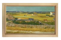 Vincent Van Gogh Tablosu Naturel Ahşap Çerçeve - 50x70