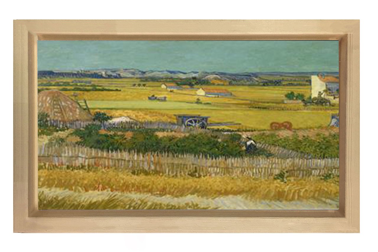 Vincent Van Gogh Tablosu Naturel Ahşap Çerçeve - 70x100