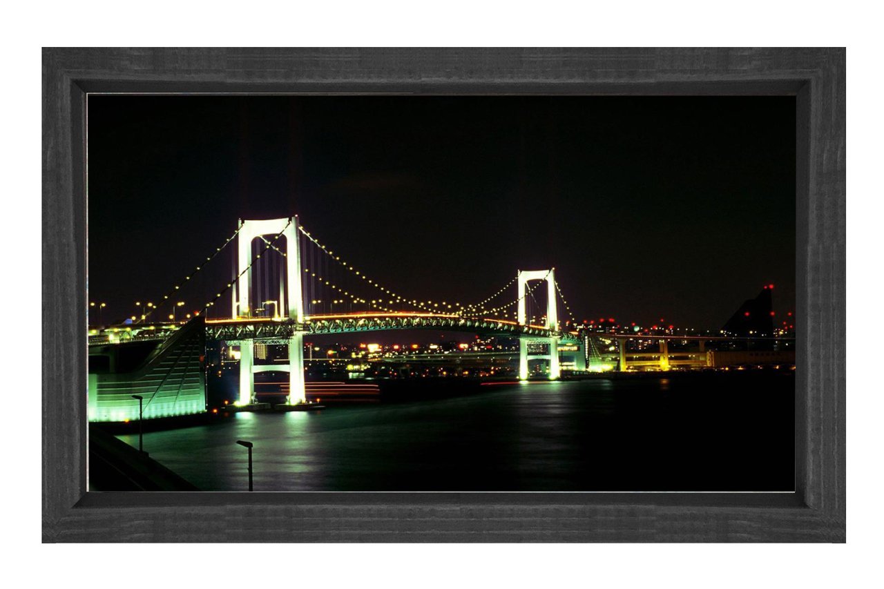 Boğaziçi Köprüsü Tablosu Siyah Ahşap Çerçeve - 45x30
