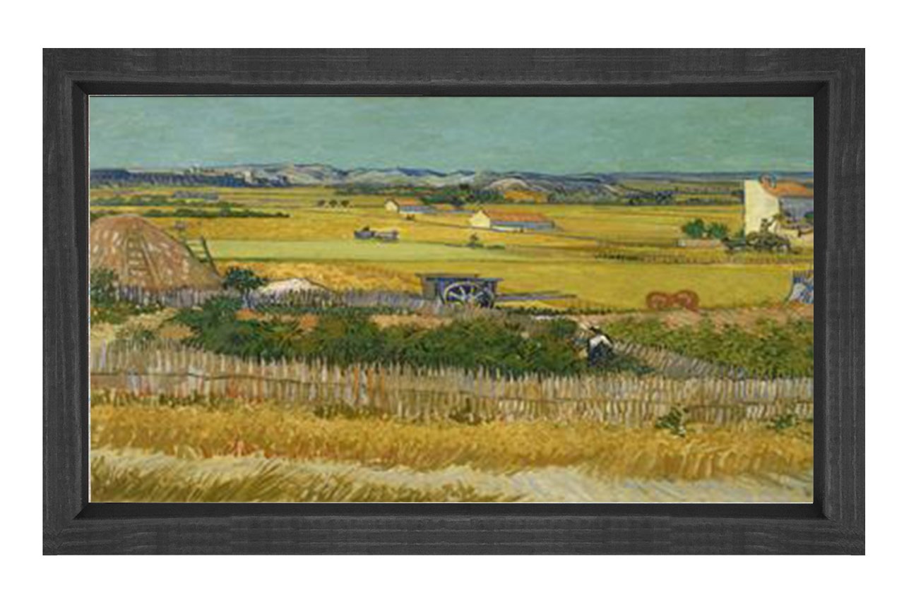 Vincent Van Gogh Tablosu Siyah Ahşap Çerçeve - 70x100