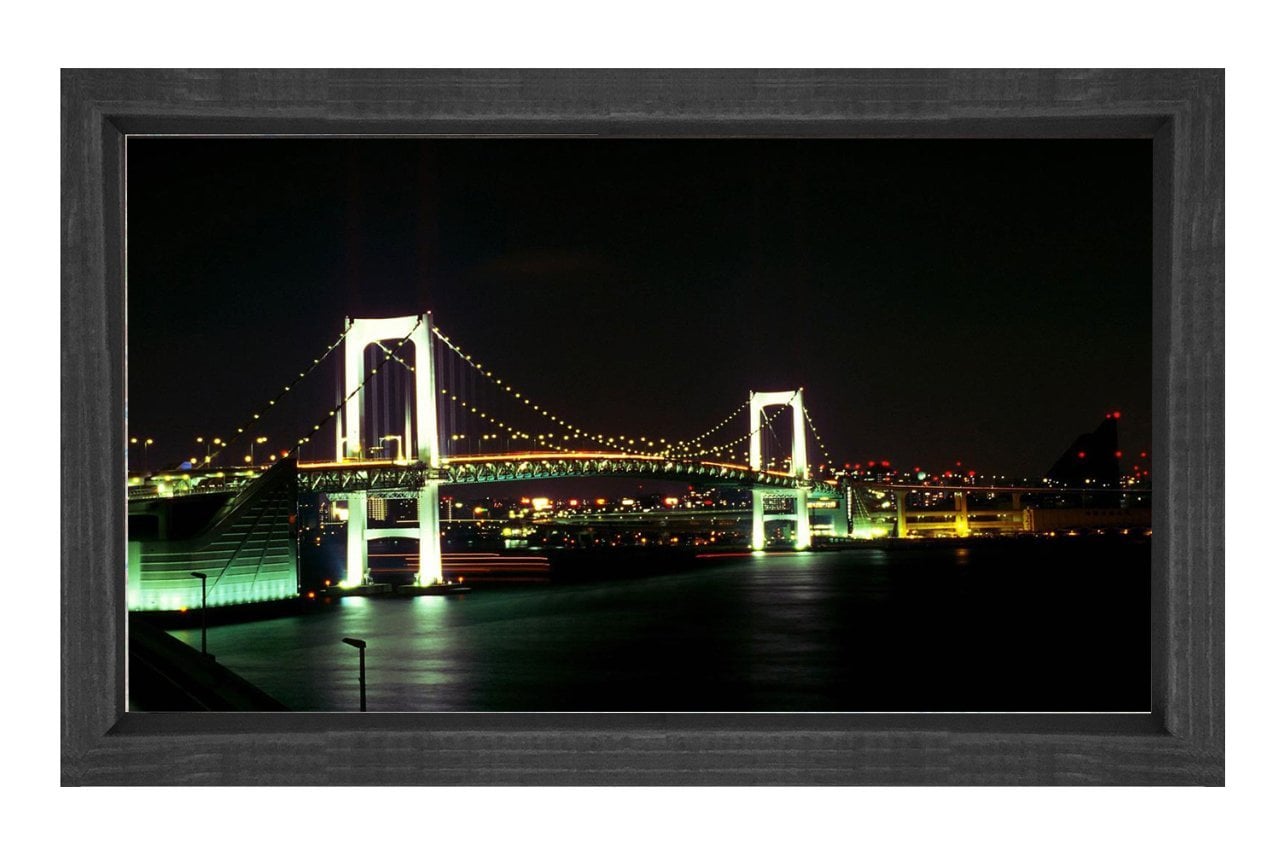 Boğaziçi Köprüsü Tablosu Siyah Ahşap Çerçeve - 70x100