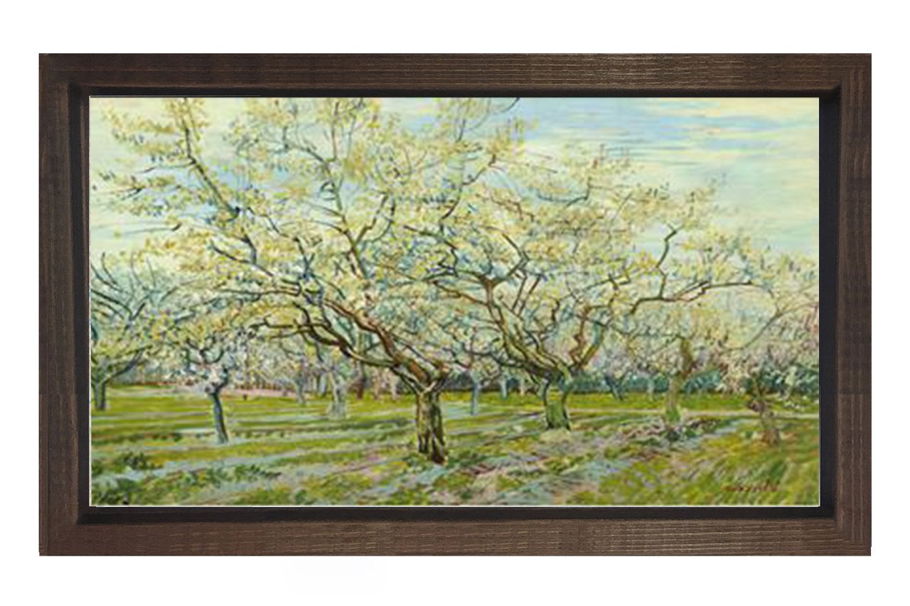Vincent Van Gogh Tablosu Kahverengi Ahşap Çerçeve - 70x100