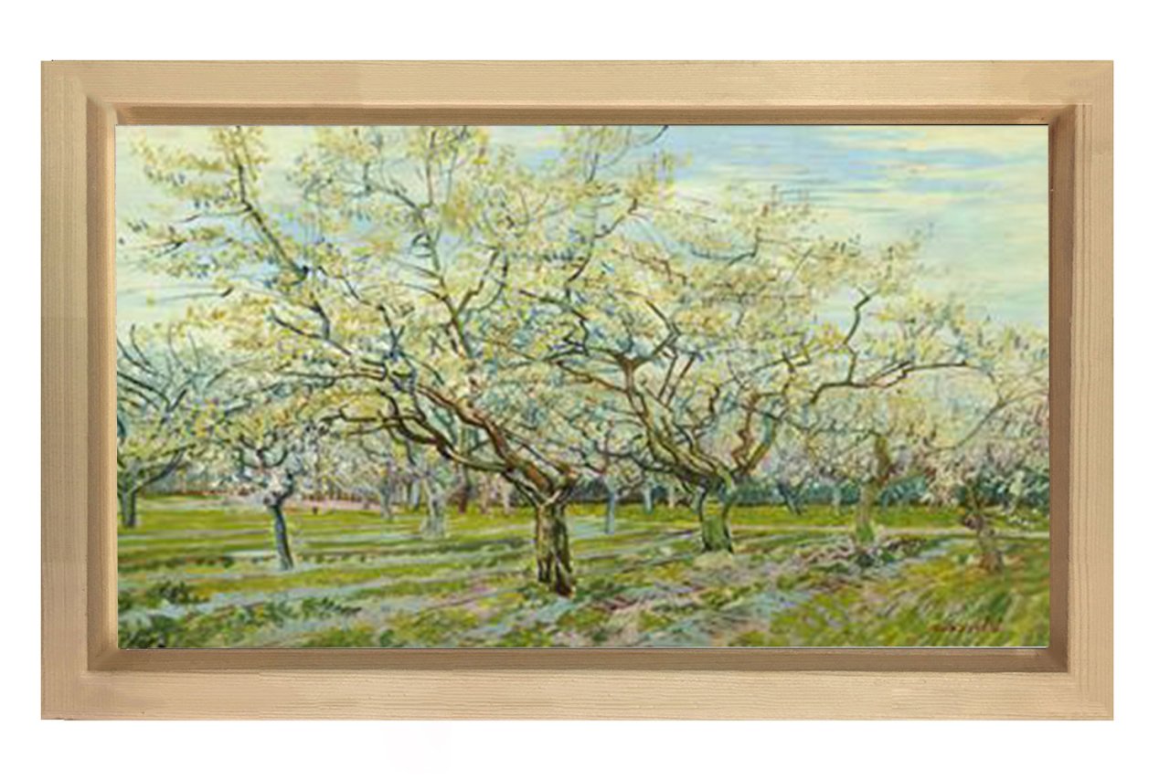 Vincent Van Gogh Tablosu Naturel Ahşap Çerçeve - 45x30