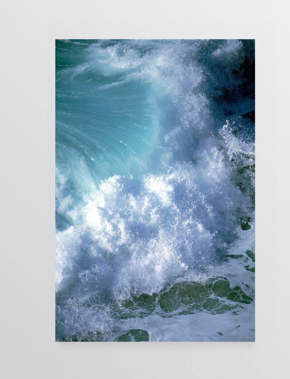 Hırçın Dalgalar Tablosu Çerçevesiz - 40x60